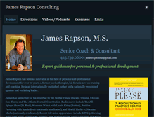 Tablet Screenshot of jamesrapson.com